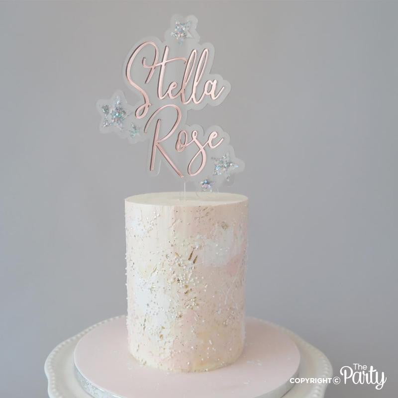 Floating cake topper – The Party, Dubai
