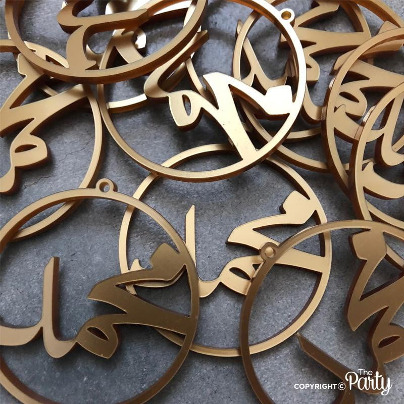 Wooden Gift Tags – Matte Gold – The Party, Dubai