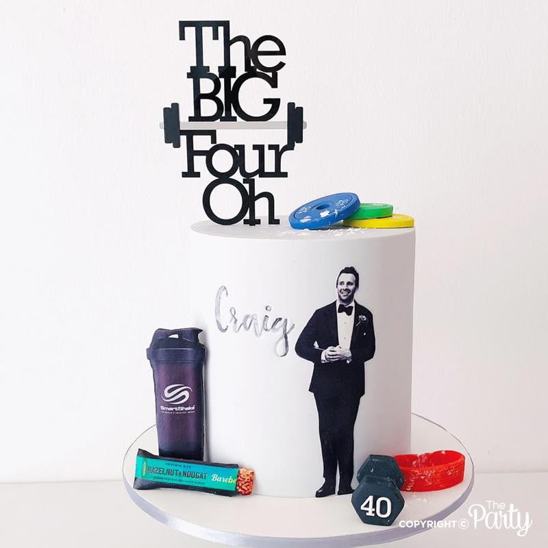 BIG four OH cake topper – The Party, Dubai