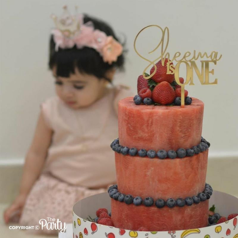 1st birthday cake topper – The Party, Dubai