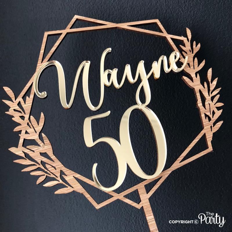 50th cake topper – The Party, Dubai
