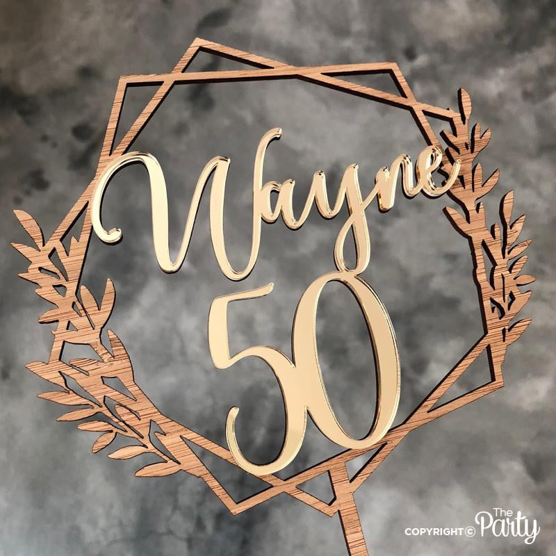 50th cake topper – The Party, Dubai