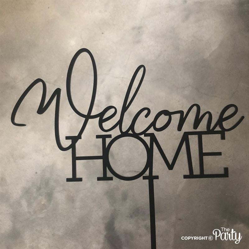 Welcome HOME cake topper – The Party, Dubai