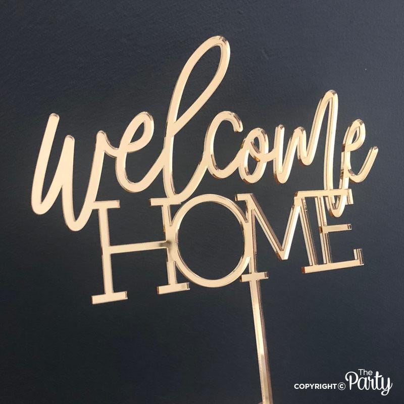 Welcome HOME cake topper – The Party, Dubai