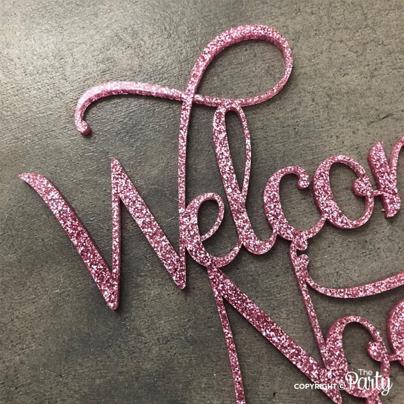 Welcome cake topper – The Party, Dubai