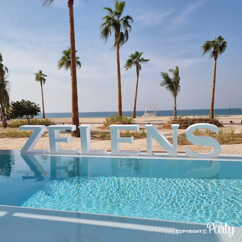 Floating Swimming Pool Sign
