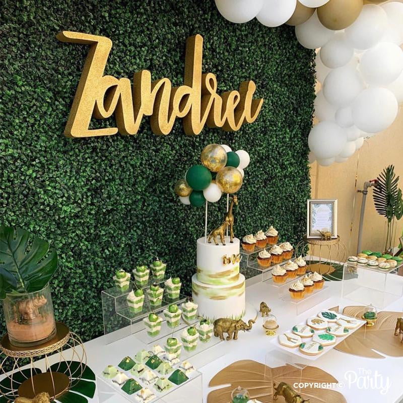 Custom Foam Party Sign – Gold – The Party, Dubai