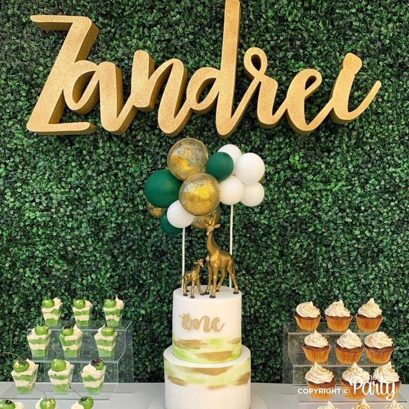 Custom Foam Party Sign – Gold – The Party, Dubai